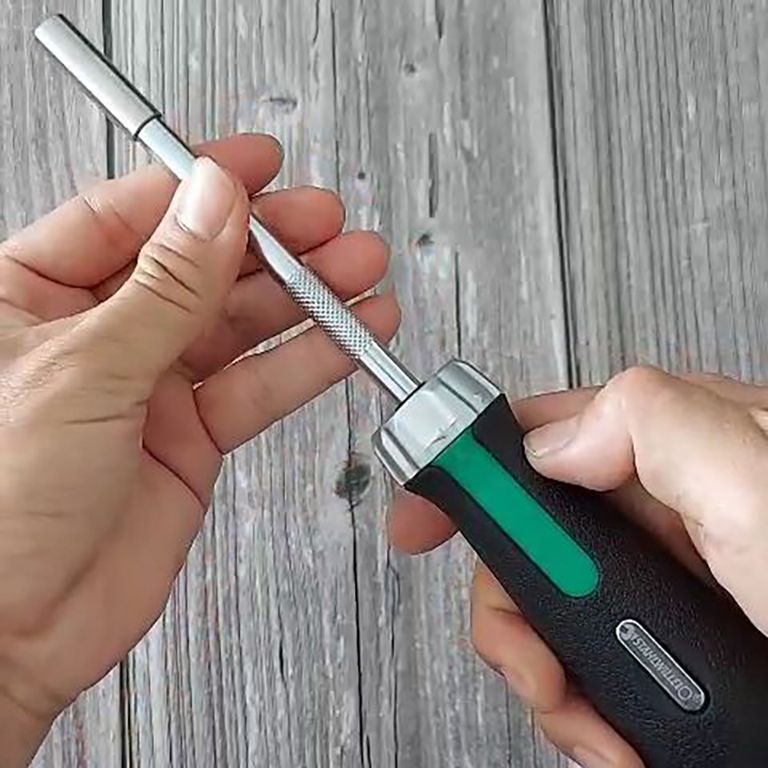 تصویر  پیچ گوشتی بیت خور جغجغه ای 18120001