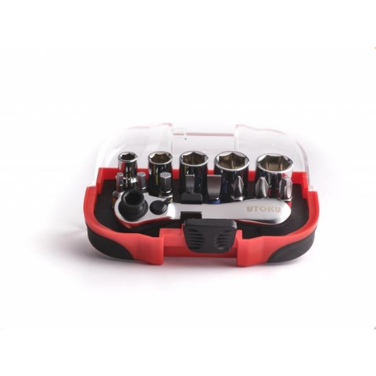 تصویر  ست 14 عددی بکس وبیت 1/4 درایو UT-FXRGKIT-1
