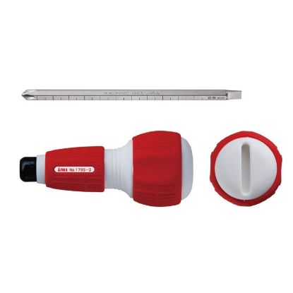 تصویر  پیچ گوشتی دوسو چهارسو 5.5 اینچ 1795D