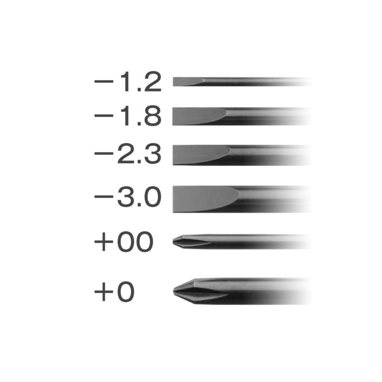 تصویر  ست 6 عددی پیچ گوشتی الکترونیکی 900