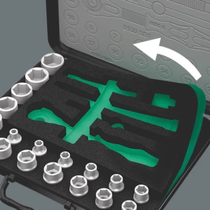 تصویر  ست 37 عددی بکس و بیت 1/2 درایو 05003645001